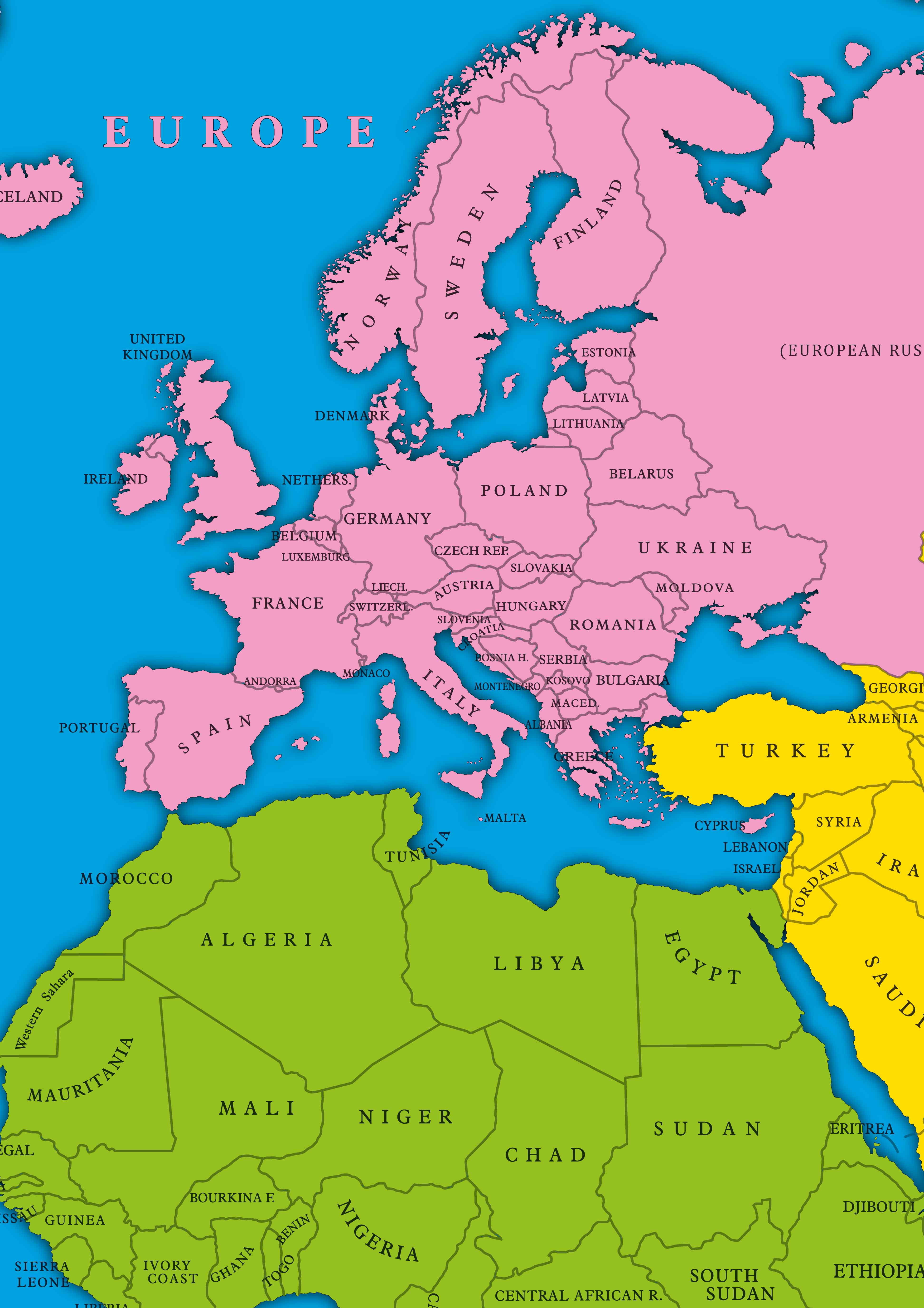 Ref. 158 Mapa-Múndi Color Blue - Formato 1.20x0.90m